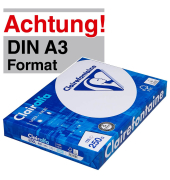 Kopierpapier Clairalfa 2232C A3 250g hochweiß 
