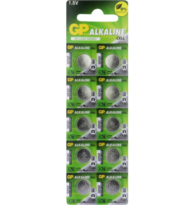 Knopfzellen V 13 GA/LR44, V 13 GA, LR 44, LR 1154, 157, AG13, 1,5 Volt
