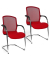 2 Topstar Open Chair 100 Besucherstühle rot