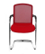 2 Topstar Open Chair 100 Besucherstühle rot