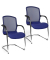 2 Topstar Open Chair 100 Besucherstühle blau