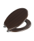 Toilettensitz Wenge 37 x 43 cm (B x H) MDF dunkelbraun