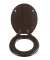 Toilettensitz Wenge 37 x 43 cm (B x H) MDF dunkelbraun
