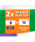Toilettenpapier Smart 488866, 3-lagig, weiß, 300 Blatt/Rolle,