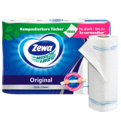 Küchenrollen Wisch&Weg Original 43225 2-lagig weiß/gemustert Rolle à 45 Blatt