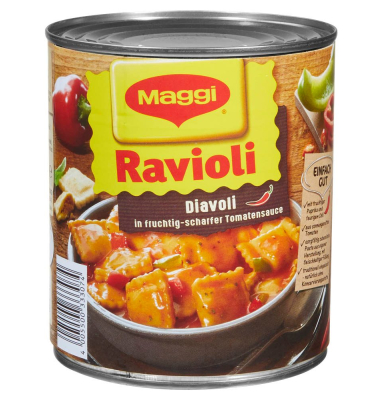 Ravioli Diavoli Fertiggericht