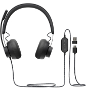 On-Ear Headset Zone Wired Microsoft Teams 981-000870, schwarz