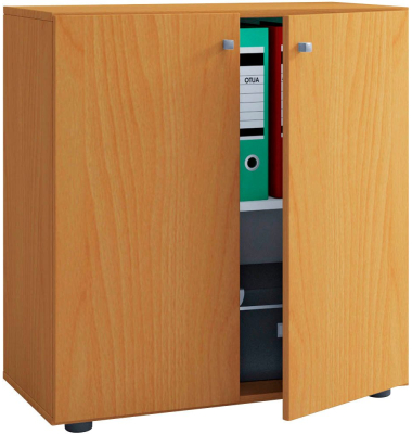 L Aktenschrank buche/buche