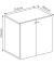 L Aktenschrank grau/grau