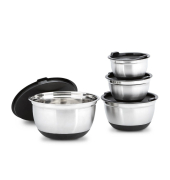 Schüssel-Set BOWLY silber 4-tlg.