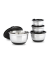Schüssel-Set BOWLY silber 4-tlg.