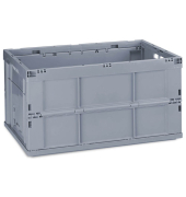 Klappbox 10022584_111, 60 Liter, außen 585x400x315mm, Polypropylen grau