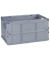 Klappbox 10022584_111, 60 Liter, außen 585x400x315mm, Polypropylen grau