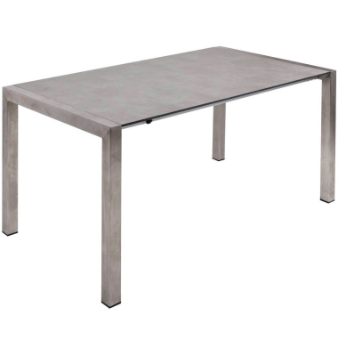 Gartentisch Sienna grau rechteckig