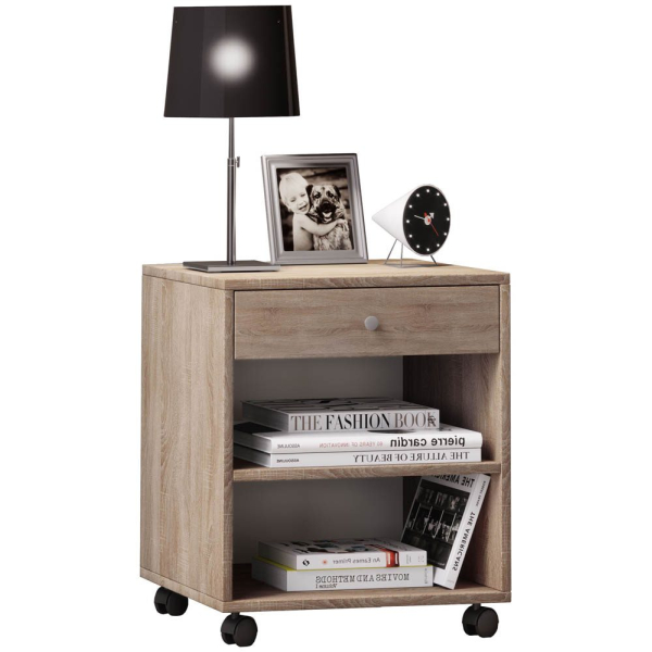 4051814370724 - Ebuy24 - Rolda Nachttisch 1 Schublade 2 Ablagen Eiche dekor - Eiche 4051814370724 - Ebuy24 - Rolda Nachttisch 1 Schublade 2 Ablagen Eiche dekor - Eiche