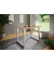 Esstisch Xona 916782, 76cm (H), 80x50cm (BxT), rechteckig, sonoma-eiche / silber