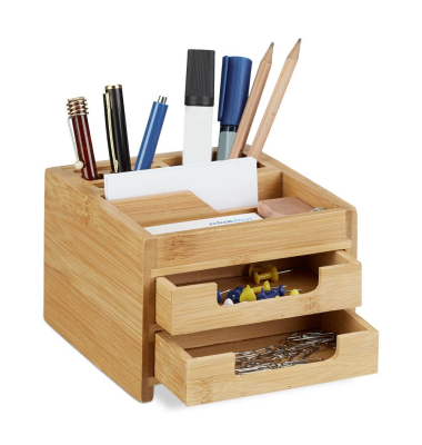 Schreibtisch-Organizer braun