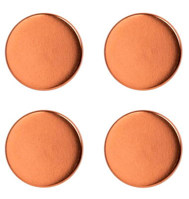 Haftmagnete 11235 rund 23x9mm (ØxH) rosegold