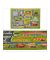 Spielteppich Kleinstadt grün/bunt 100,0 x 150,0 cm