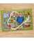 Spielteppich Kleinstadt grün/bunt 100,0 x 150,0 cm