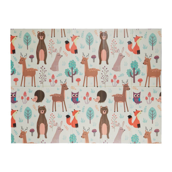 4052025326760 - Spielmatte Waldtiere schadstofffrei abwaschbar hbt 1x195x150 cm XPE-Schaumstoff Spielteppich Kinder bunt - Relaxdays 4052025326760 - Spielmatte Waldtiere schadstofffrei abwaschbar hbt 1x195x150 cm XPE-Schaumstoff Spielteppich Kinder bunt - Relaxdays