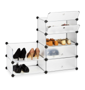Schuhschrank transparent/transparent
