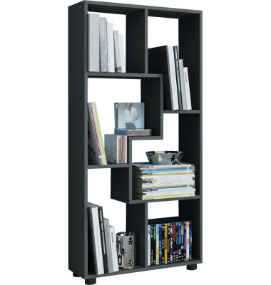 Blina Bücherregal schwarz 4 Fachböden