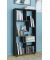 Blina Bücherregal schwarz 4 Fachböden