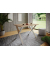 Esstisch Xona 916772, 76cm (H), 80x50cm (BxT), rechteckig, sonoma-eiche / silber