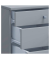 Lona Rollcontainer grau 4 Auszüge