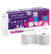 Toilettenpapier Satino Prestige, Kamille, 071420, 3-lagig, hochweiß, 150 Blatt / Rolle,