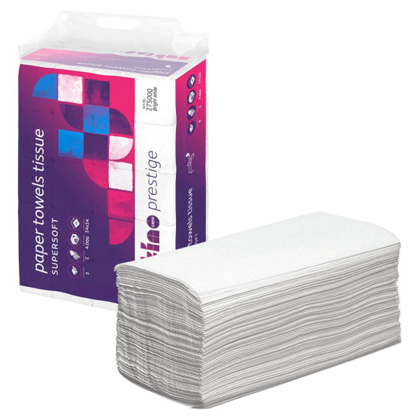 4000735323753 - Papierhandtücher prestige Interfold-Falzung 2-lagig 3750 Tücher 4000735323753 Satino 3750 Tuch 4000735323753 - Papierhandtücher prestige Interfold-Falzung 2-lagig 3750 Tücher 4000735323753 Satino 3750 Tuch