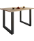 Esstisch Xona 916887, 76cm (H), 140cmx80 (BxT), rechteckig, sonoma-eiche / schwarz