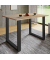 Esstisch Xona 916887, 76cm (H), 140cmx80 (BxT), rechteckig, sonoma-eiche / schwarz