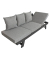 Donna Loungesofa grau