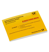 2,35 € Einschreibenmarken selbstklebend