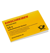 4,85 € Einschreibenmarken selbstklebend