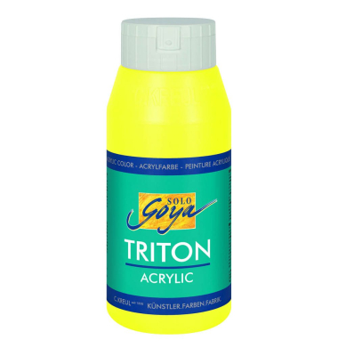 Acrylfarbe Solo Goya Triton 17061 neongelb 750ml