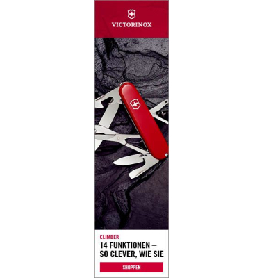 Climber Schweizer Taschenmesser rot