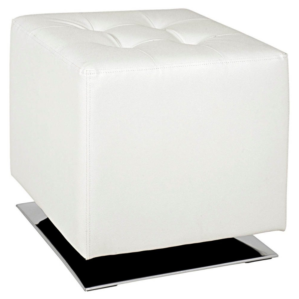 4001070306883 - Hocker 30688 weiß Kunstleder 4001070306883 HAKU Möbel 4001070306883 - Hocker 30688 weiß Kunstleder 4001070306883 HAKU Möbel