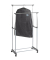 Rollgarderobe 44535 silber Metall 80,0 x 96,0-165,0 cm