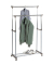 Rollgarderobe 44832 silber Metall 95,0 x 95,0-170,0 cm