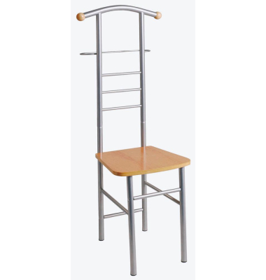 Herrendiener 80788 grau Metall 46,0 x 119,0 cm
