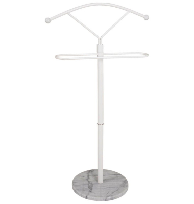 Herrendiener 81303 weiß Metall 50,0 x 105,0 cm