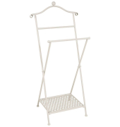 Herrendiener 81316 weiß Metall 46,0 x 98,0 cm