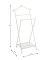 Herrendiener 81316 weiß Metall 46,0 x 98,0 cm