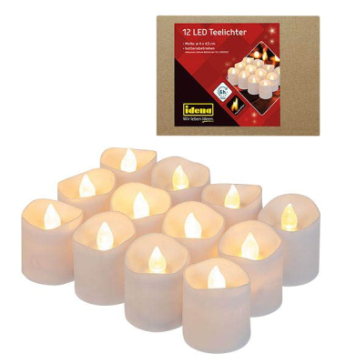 LED-Teelicht CB126-ID192 weiß 