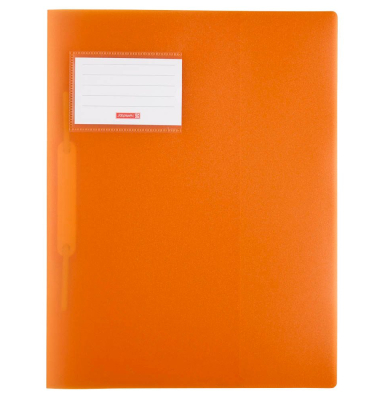 Schnellhefter FACT! 102015040, A4, orange transluzent, Polypropylen (PP), Vorderdeckel transluzent