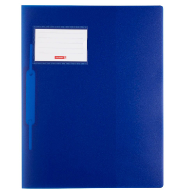Schnellhefter FACT! 102015033, A4, blau transluzent, Polypropylen (PP), Vorderdeckel transluzent