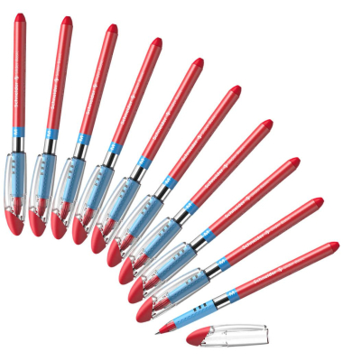 Kugelschreiber Slider Basic M rot Schreibfarbe rot